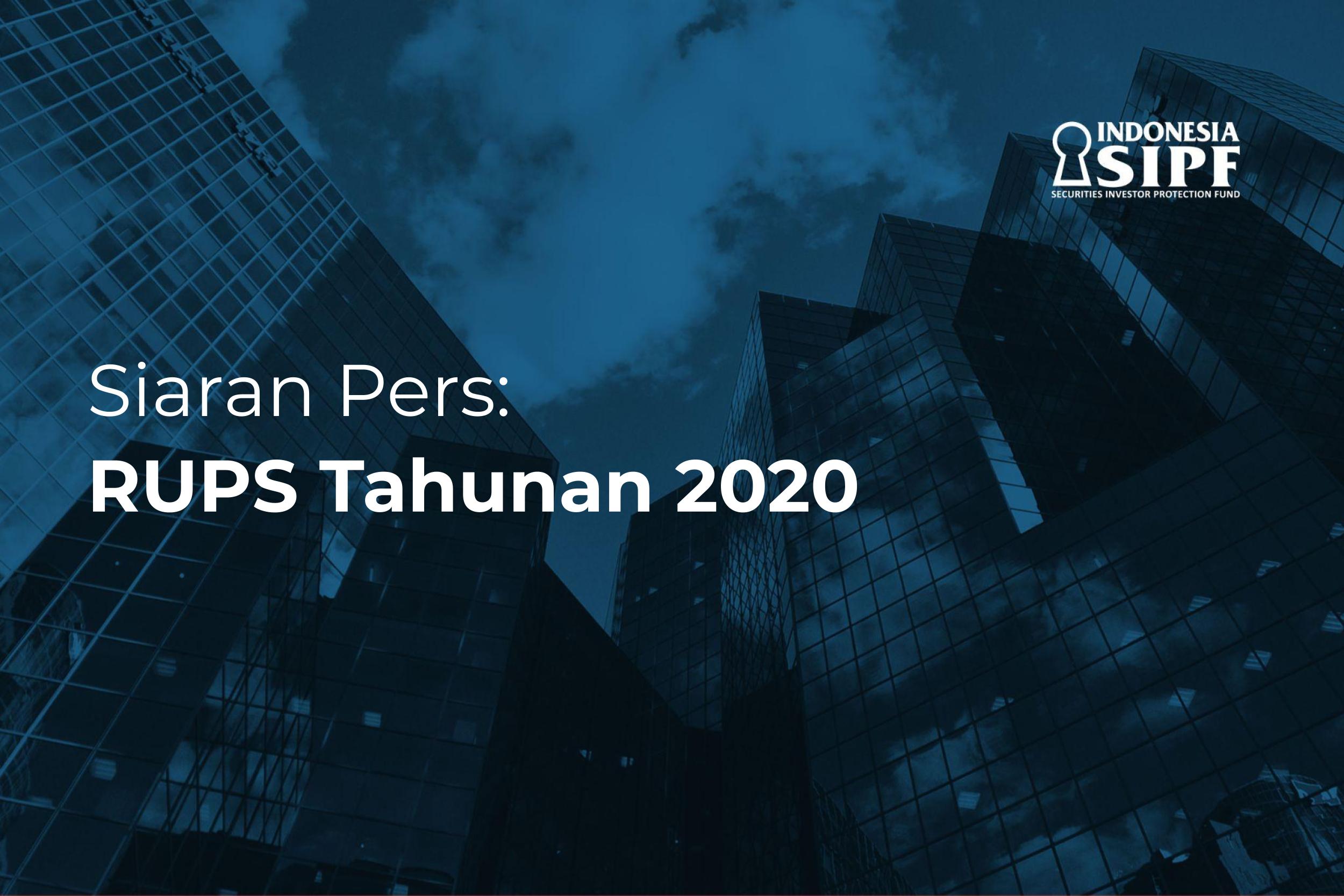 Siaran Pers: RUPS Tahunan 2020